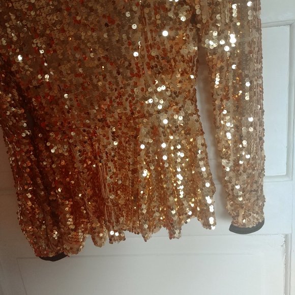 Gold Sequin Ringmaster Jacket - Picture 5 of 5